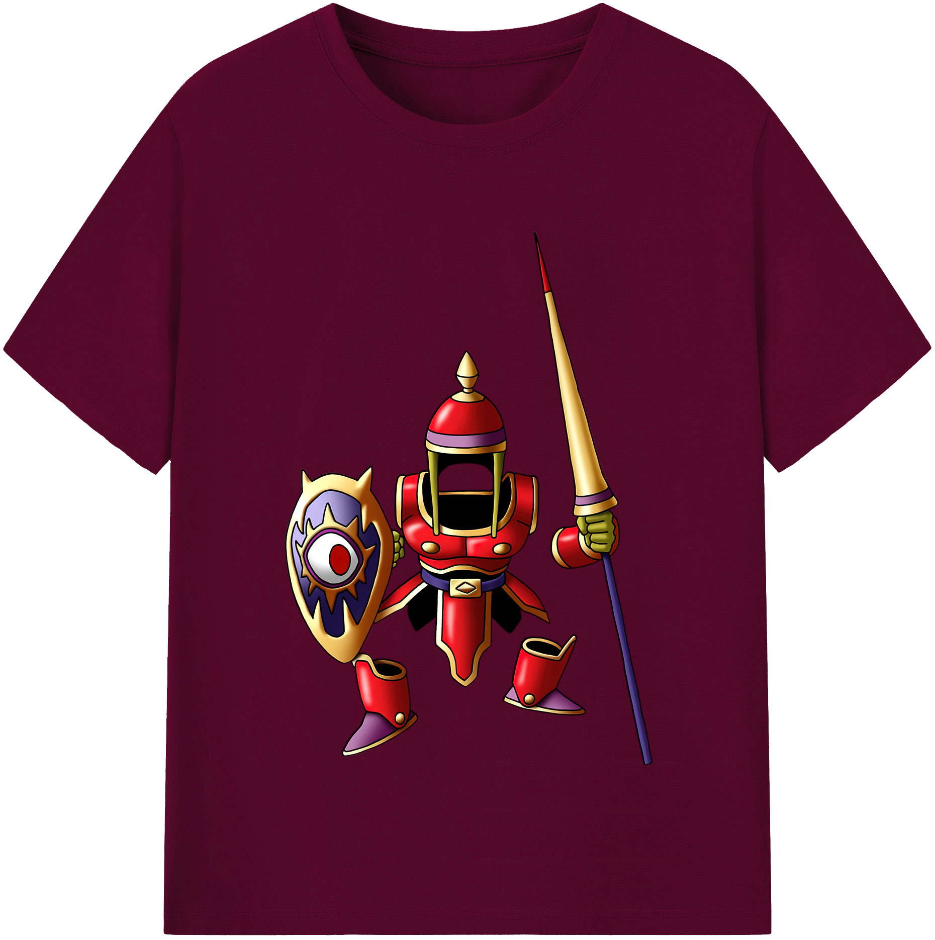 （画像用） ドラゴンクエスト Doragon Kuesuto Dragon Quest レディースカジュアルプリントTシャツ（綿100％）